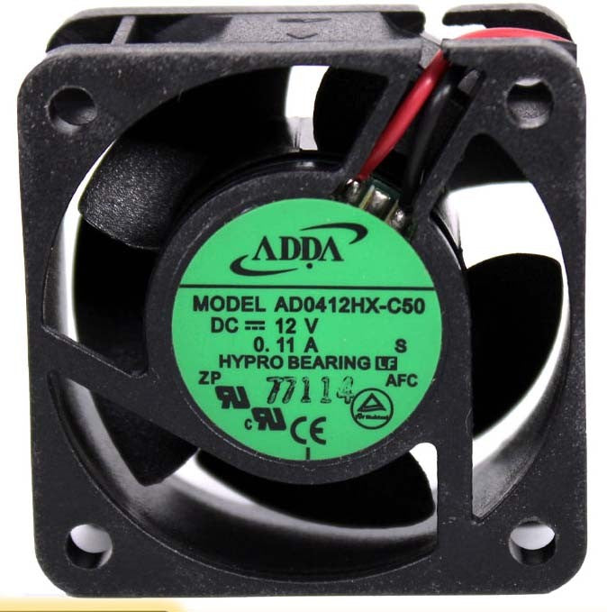 ADDA AD0412HX-C50 AD0412HB-C50 12V 0.11A 2wires Cooling Fan ADDA AD0412HX-C50 AD0412HB-C50 12V 0.11A 2wires Cooling Fan